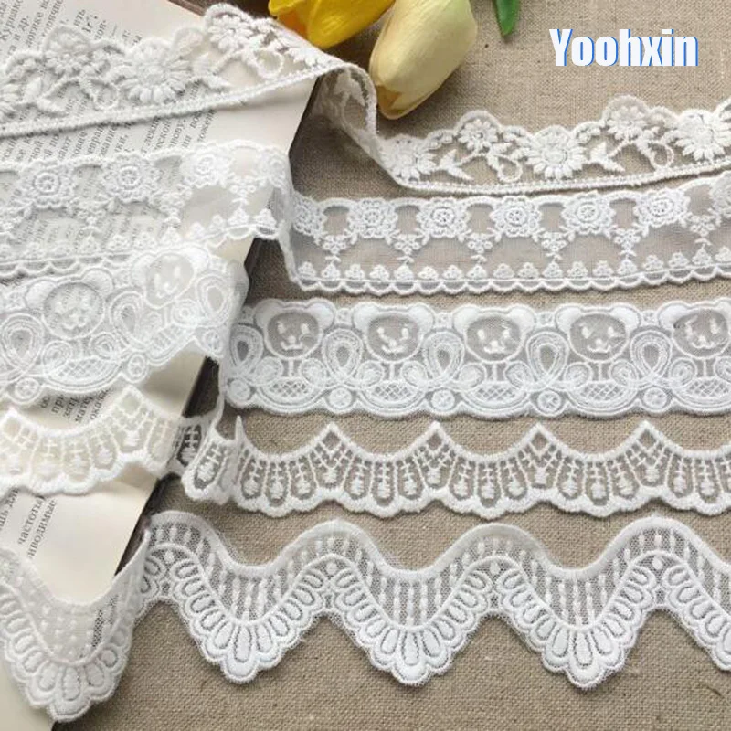 HOT Cotton Embroidered White flower lace fabric dubai Wide sewing DIY trim tulle applique Ribbon cord collar dress guipure decor
HOT Cotton Embroidered White flower lace fabric dubai Wide sewing DIY trim tulle applique Ribbon cord collar dress guipure decor