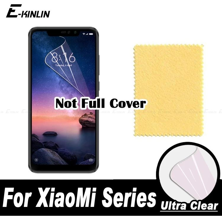 HD Screen Protector Display Protective Soft Film For XiaoMi PocoPhone F1 Redmi Note 6 5 Mi 8 Pro SE A2 Lite A1 Mix 2S Max 3 S2 2
HD Screen Protector Display Protective Soft Film For XiaoMi PocoPhone F1 Redmi Note 6 5 Mi 8 Pro SE A2 Lite A1 Mix 2S Max 3 S2 2