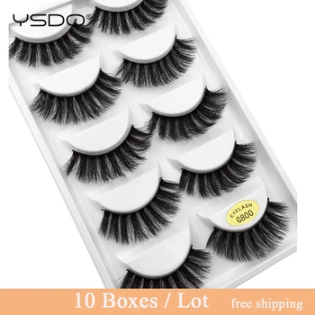YSDO 10 boxes mink eyelashes 3d mink lashes 50 pair eyelash extension natural false eyelashes volume lashes strip eyelashes G800
YSDO 10 boxes mink eyelashes 3d mink lashes 50 pair eyelash extension natural false eyelashes volume lashes strip eyelashes G800
