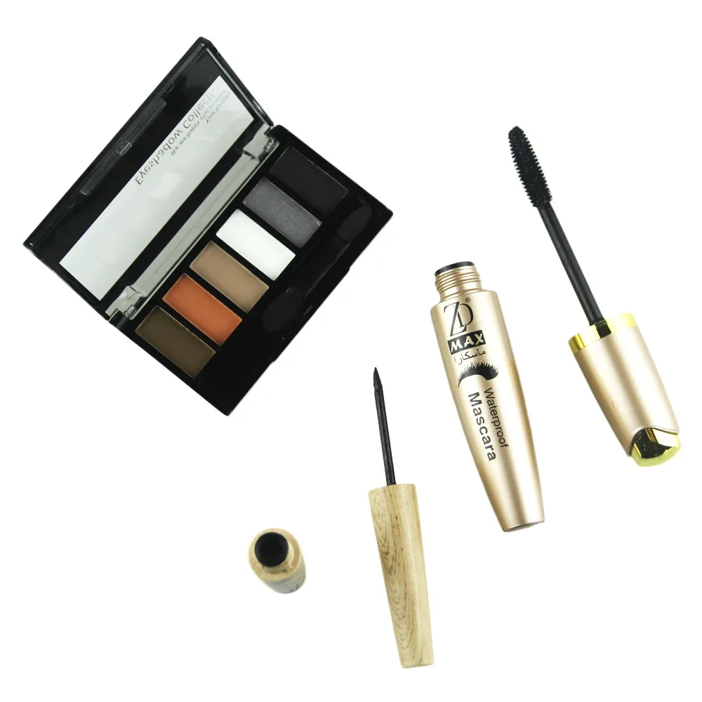 GORON 3PCS Eye Makeup Set Maquiagem 6 Colors Eyeshadow Black Volume Mascara Liquid Eyeliner Kit Women Cosmetics Sets EYE03SET
GORON 3PCS Eye Makeup Set Maquiagem 6 Colors Eyeshadow Black Volume Mascara Liquid Eyeliner Kit Women Cosmetics Sets EYE03SET