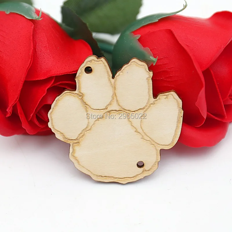 Wooden Laser Cut Unfinished DIY Dog Paw Print with Claws tags,Wood tags, craft shape,Animal shape
Wooden Laser Cut Unfinished DIY Dog Paw Print with Claws tags,Wood tags, craft shape,Animal shape