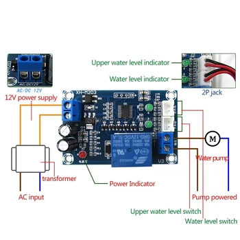 XH-M203 Full Automatic Water Level Controller Pump Switch Module AC/DC 12V Relay Aug24 Whosale&DropShip
XH-M203 Full Automatic Water Level Controller Pump Switch Module AC/DC 12V Relay Aug24 Whosale&DropShip