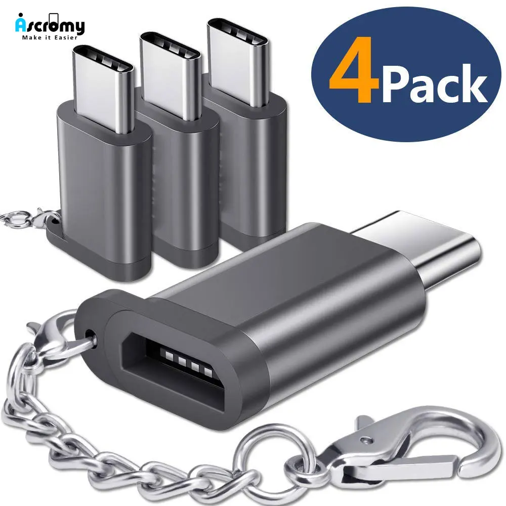 Ascromy 4PCS Type C to Micro USB For Xiaomi Redmi Note 7 Pro Mi 8 Mi8 Mi9 Huawei P20 Lite P30 Mate 20 Honor 10 Samsung Note 10 9 8 S10 S9 S8 Phone Accessories
Ascromy 4PCS Type C to Micro USB For Xiaomi Redmi Note 7 Pro Mi 8 Mi8 Mi9 Huawei P20 Lite P30 Mate 20 Honor 10 Samsung Note 10 9 8 S10 S9 S8 Phone Accessories
