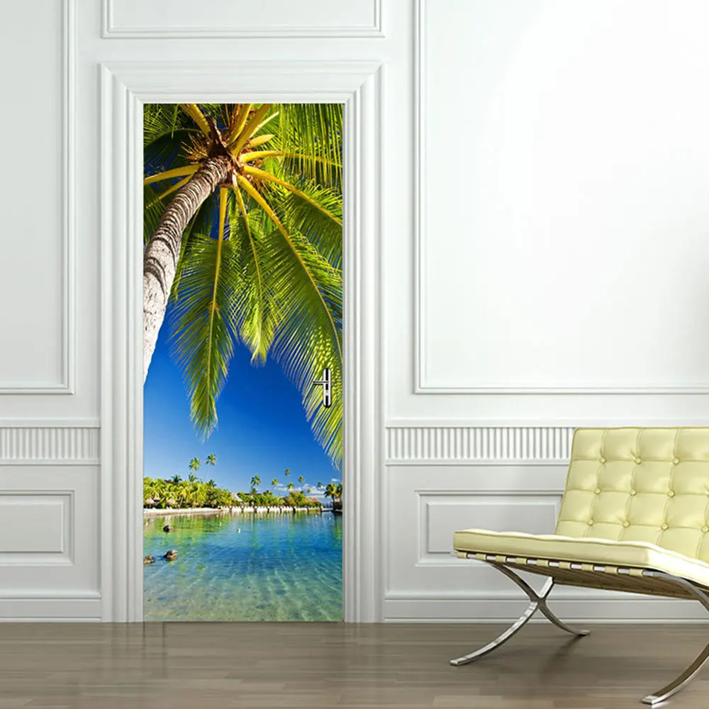 2Pcs/Set Palm Tree Door Art Decor Home Creative DIY 3D Door Stickers Pattern for Wall Room Home Door Decor Decoration
2Pcs/Set Palm Tree Door Art Decor Home Creative DIY 3D Door Stickers Pattern for Wall Room Home Door Decor Decoration