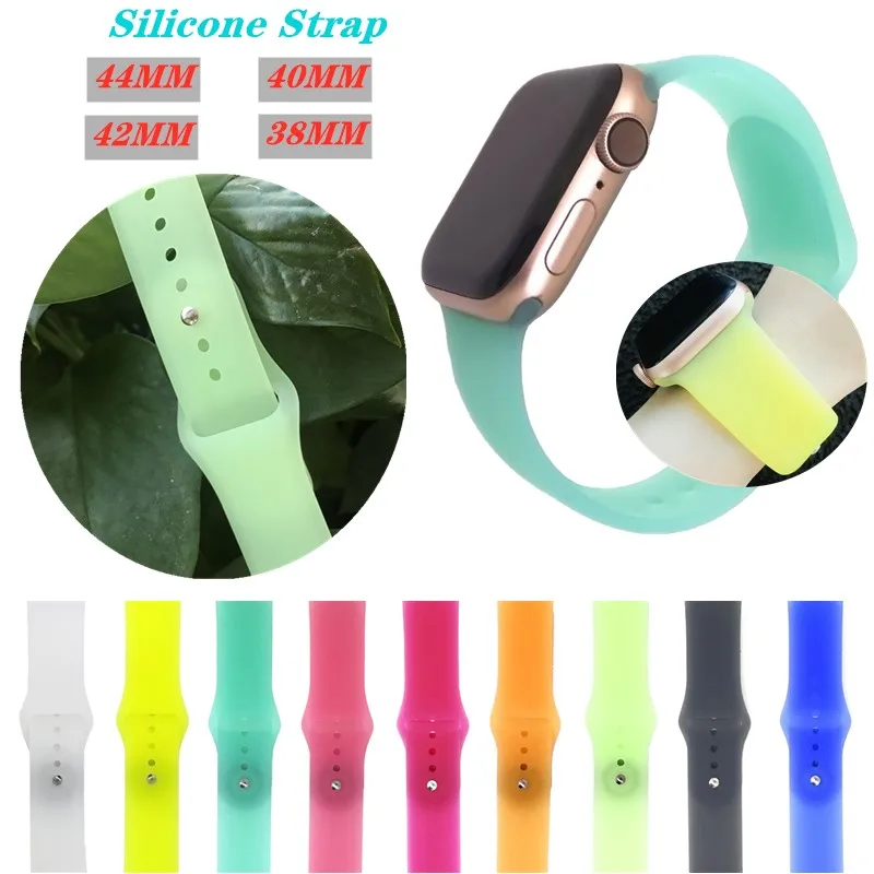 Silicone Transparent Bracelet 38/42mm For Apple Watch Band 44/40mm Sport strap Replacement Wristband for iWatch 4/3/2/1 Accessor
Silicone Transparent Bracelet 38/42mm For Apple Watch Band 44/40mm Sport strap Replacement Wristband for iWatch 4/3/2/1 Accessor