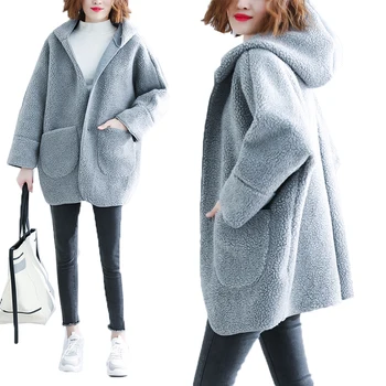 Women's autumn winter lamb hair warm jacket Fashion Loose Casual Hooded Lamb Fur Jacket Ladies large size thick Korean lamb coat
Women's autumn winter lamb hair warm jacket Fashion Loose Casual Hooded Lamb Fur Jacket Ladies large size thick Korean lamb coat