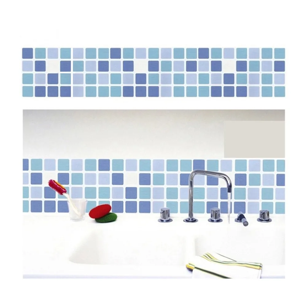 Waterproof Tiles Mosaic Wall Sticker Kitchen Bathroom Toilet Adhensive Anti Oil PVC Wallpaper Heat Resistance Wall Decor
Waterproof Tiles Mosaic Wall Sticker Kitchen Bathroom Toilet Adhensive Anti Oil PVC Wallpaper Heat Resistance Wall Decor