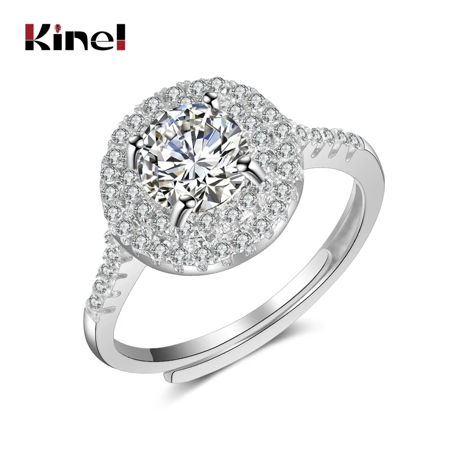 Kinel Luxury Female Big Zircon Stone Wedding Ring 925 Sterling Silver Micro Paved CZ Promise Love Engagement 1ct Ring For Women
Kinel Luxury Female Big Zircon Stone Wedding Ring 925 Sterling Silver Micro Paved CZ Promise Love Engagement 1ct Ring For Women