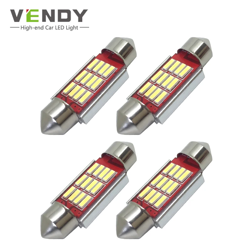 4pcs 31mm 36mm 39mm 42mm C5W 4014 LED Auto Map Reading Bulbs 12V Car Festoon Dome Interior Lights Lamp Canbus Error Free
4pcs 31mm 36mm 39mm 42mm C5W 4014 LED Auto Map Reading Bulbs 12V Car Festoon Dome Interior Lights Lamp Canbus Error Free