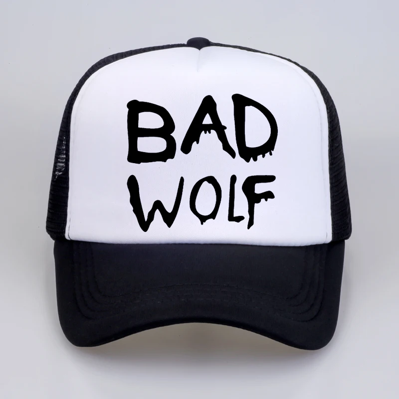 

Bad wolf mesh trucker cap For men Women cool Casual Baseball Caps hip hop sports hat