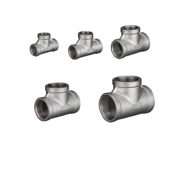 1/8" 1/4" 3/8" 1/2" 3/4" 1" Female Thread 3 way 304 Stainless Steel Pipe Fitting SS Tee
1/8" 1/4" 3/8" 1/2" 3/4" 1" Female Thread 3 way 304 Stainless Steel Pipe Fitting SS Tee