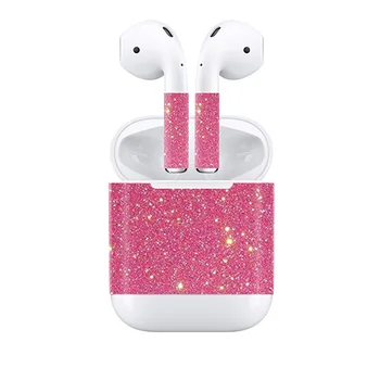 Custom pink color shinning design hottest skin For Apple Airpods skin earpiece decal
Custom pink color shinning design hottest skin For Apple Airpods skin earpiece decal