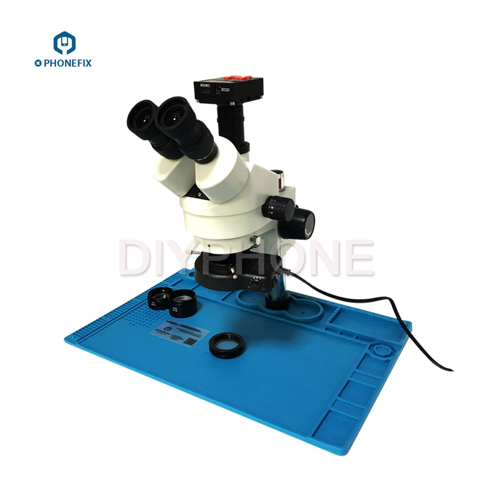 3.5X-90X 1080P Simul-Focal Stereo Trinocular Microscope VGA HDMI Video Digital Microscope Camera Phone PCB Repair Electronics
3.5X-90X 1080P Simul-Focal Stereo Trinocular Microscope VGA HDMI Video Digital Microscope Camera Phone PCB Repair Electronics