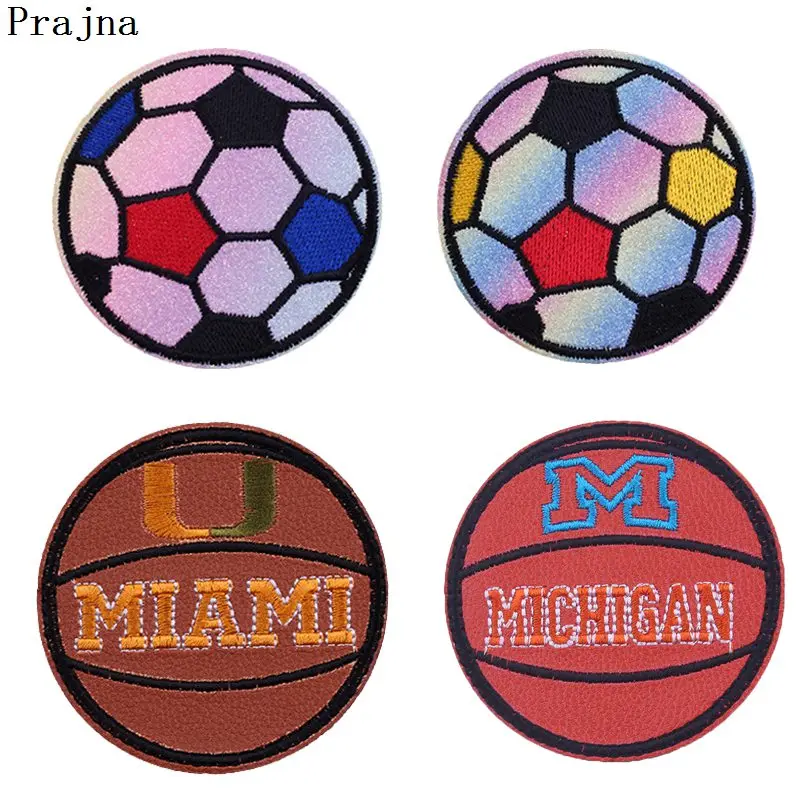 Prajna Football Ball Patch Leather Basketball Patch Iron On Stickers Cartoon Round Sport Style Applique For Clothing Decoration
Prajna Football Ball Patch Leather Basketball Patch Iron On Stickers Cartoon Round Sport Style Applique For Clothing Decoration