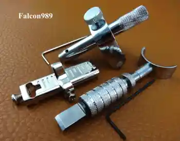 3pcs Leather Craft Swivel Carving Knife Cutter Pro Border Sharpener Guide Tool Set - Stamping Punch Chisel Edger Creaser Groover
3pcs Leather Craft Swivel Carving Knife Cutter Pro Border Sharpener Guide Tool Set - Stamping Punch Chisel Edger Creaser Groover