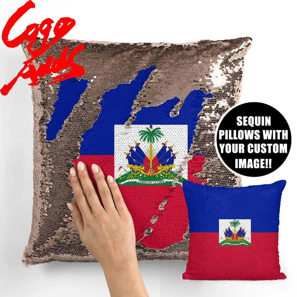 Haiti decorative throw pillows reversible mermaid sequin pillow case cover dropshipping
Haiti decorative throw pillows reversible mermaid sequin pillow case cover dropshipping