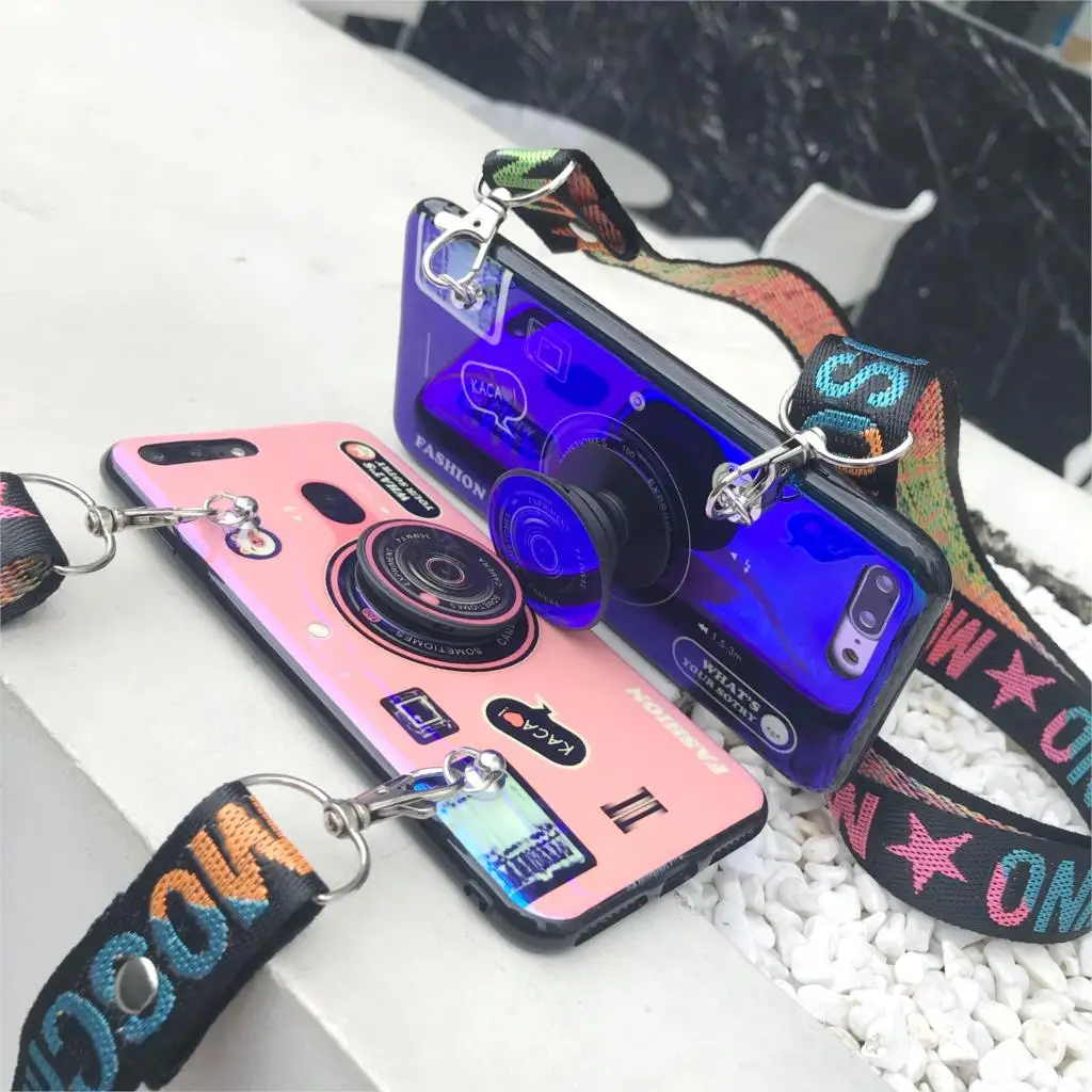 3D Camera Lanyard Kickstand Blue Ray Phone Case For Xiaomi Redmi 4 5 plus 6 pro Cover for Redmi Note 4 5 6 7 4X Funda for Capa
3D Camera Lanyard Kickstand Blue Ray Phone Case For Xiaomi Redmi 4 5 plus 6 pro Cover for Redmi Note 4 5 6 7 4X Funda for Capa