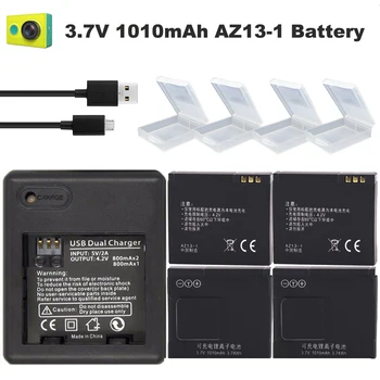 4x batteries xiao mi Yi accessories 1010mAh bateria original Xiaoyi Yi Battery + Double Dual Charger for xiaomi yi action camera
4x batteries xiao mi Yi accessories 1010mAh bateria original Xiaoyi Yi Battery + Double Dual Charger for xiaomi yi action camera