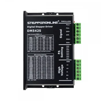 Digital Stepper Motor Driver Stepper Motor Controller RMS Current Max 3A 24-48VDC for Nema 17, 23, 24 Stepper Motor DM542S
Digital Stepper Motor Driver Stepper Motor Controller RMS Current Max 3A 24-48VDC for Nema 17, 23, 24 Stepper Motor DM542S