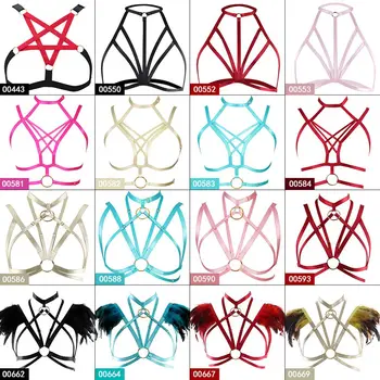 Women Body Harness Sexy Sheer See Through Bra Strap Crop Top Tassel Lingerie Adjust Plus Size Harajuku Punk Dance Festival Rave
Women Body Harness Sexy Sheer See Through Bra Strap Crop Top Tassel Lingerie Adjust Plus Size Harajuku Punk Dance Festival Rave
