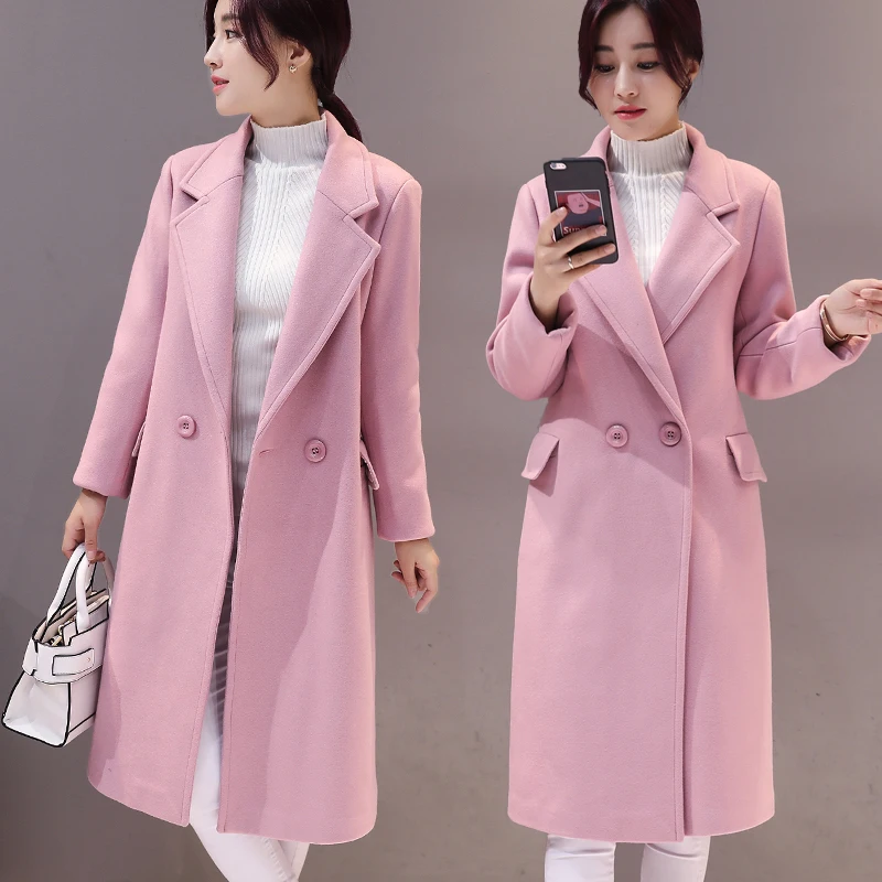 Woolen jacket female long section woolen coat female 2018 autumn and winter new slim jacket Korean version of the thickening
Woolen jacket female long section woolen coat female 2018 autumn and winter new slim jacket Korean version of the thickening