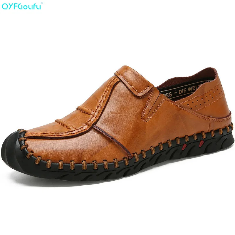 QYFCIOUFU Split Leather Men's Shoes Slip On Design Driving Men Flat Footwear Handmade Brand Male Fashion Boat Loafers Vintage
QYFCIOUFU Split Leather Men's Shoes Slip On Design Driving Men Flat Footwear Handmade Brand Male Fashion Boat Loafers Vintage