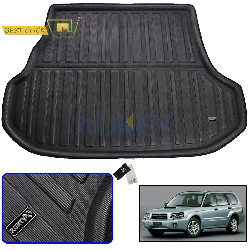 Задний Грузовой Коврик для Subaru Forester 2003 2008 поднос багажника подстилка обуви