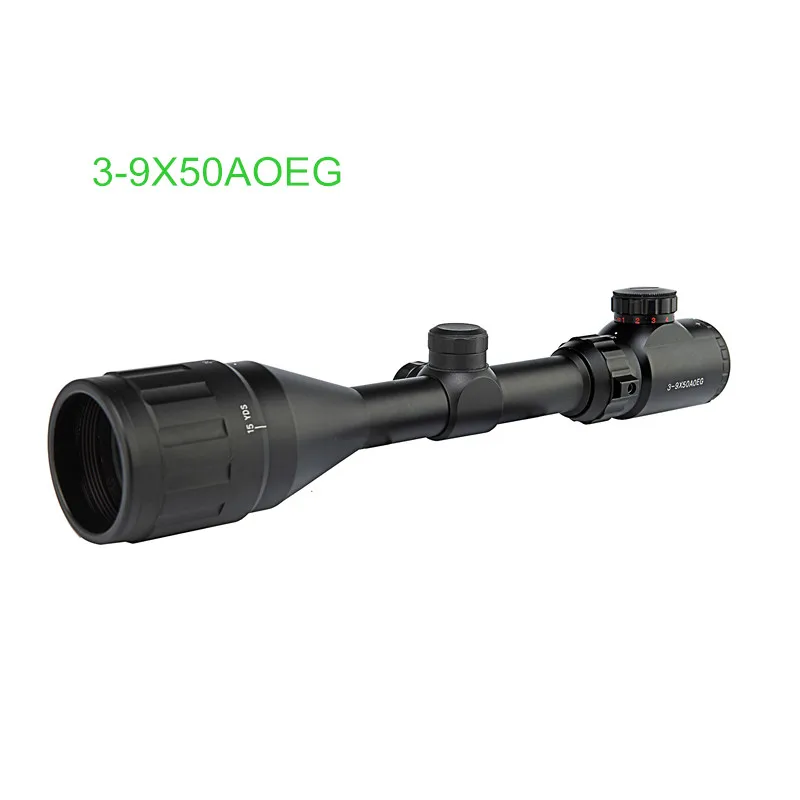 3-9X50AOEG Hunting Rifle Scope Red Green Dot Sight Scope Illuminated Telescopic Scope For Weapon guns
3-9X50AOEG Hunting Rifle Scope Red Green Dot Sight Scope Illuminated Telescopic Scope For Weapon guns