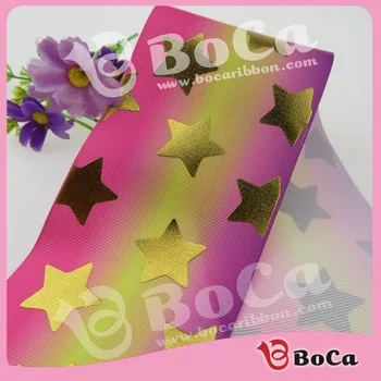 New products 3" 75mm 100 yds heat tranfer gold star grosgrain ribbon for cheer ,196 colors for choose
New products 3" 75mm 100 yds heat tranfer gold star grosgrain ribbon for cheer ,196 colors for choose