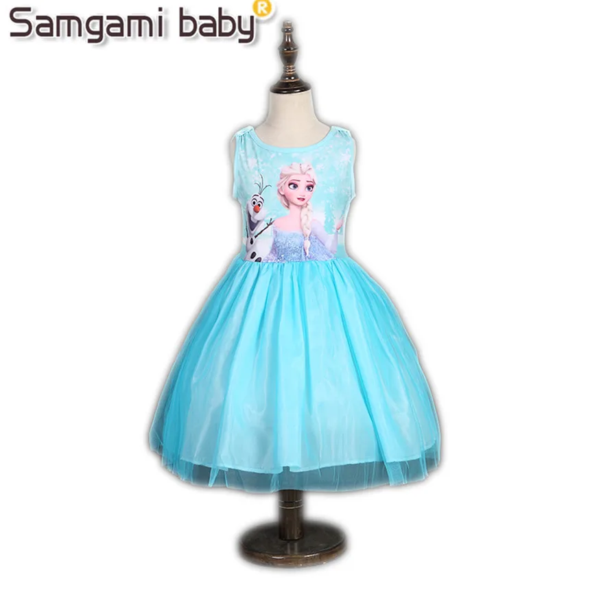 SAMGAMI BABY Girl Summer Princess Lace Dress Anna Elsa Dress Snow Queen Halloween Party Role-play Costume SkyBlue 3~7 Year Old
SAMGAMI BABY Girl Summer Princess Lace Dress Anna Elsa Dress Snow Queen Halloween Party Role-play Costume SkyBlue 3~7 Year Old