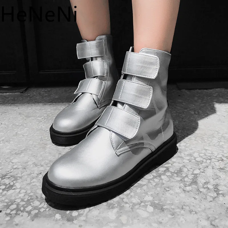 New Women Martin Boots Motorcycle Ankle Platform Boots Autumn Winter bota feminina Ladies Boots Black Leather Shoes botas mujer
New Women Martin Boots Motorcycle Ankle Platform Boots Autumn Winter bota feminina Ladies Boots Black Leather Shoes botas mujer
