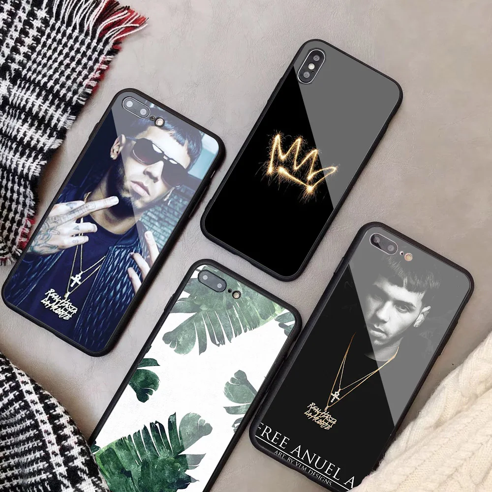 Anuel AA Rapper Tempered Glass Phone Case For iPhone 6 6plus 7 plus 8 8plus 5 5S 5C SE For iPhone X XS XR XS Max
Anuel AA Rapper Tempered Glass Phone Case For iPhone 6 6plus 7 plus 8 8plus 5 5S 5C SE For iPhone X XS XR XS Max