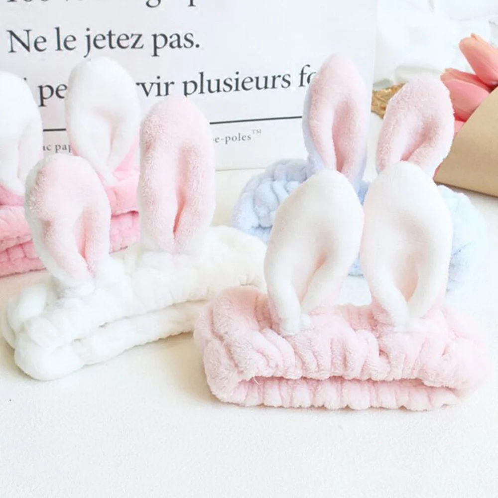 Women Coral Fleece Headbands Makeup Wash Face Rabbit Ear Soft Comfortable Elastic Hairbands Headwrap Fashion Hair Accessories
Women Coral Fleece Headbands Makeup Wash Face Rabbit Ear Soft Comfortable Elastic Hairbands Headwrap Fashion Hair Accessories