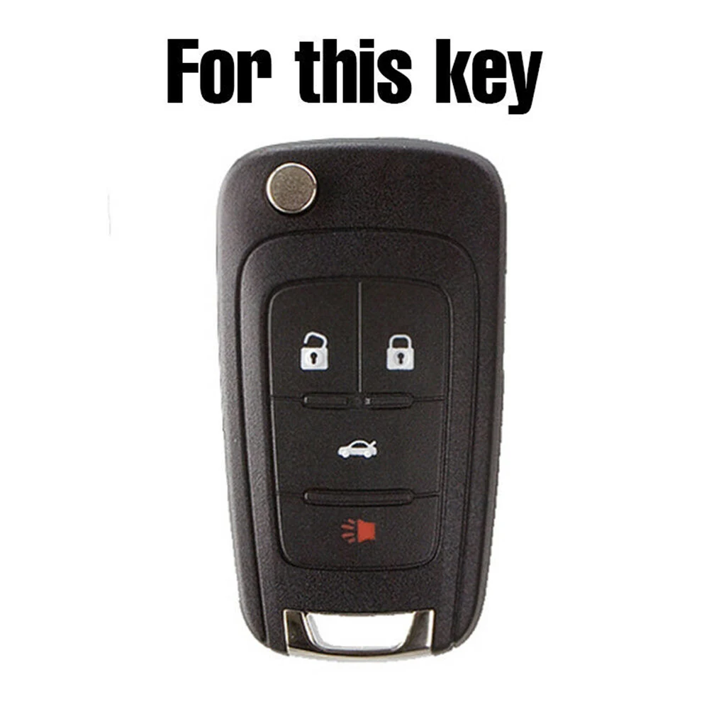 4 Buttons Silicone Car Key Cover Case Fits For Chevrolet Cruze Sonic Buick Foldable Remote Key Shell Cover Car Accessories
4 Buttons Silicone Car Key Cover Case Fits For Chevrolet Cruze Sonic Buick Foldable Remote Key Shell Cover Car Accessories