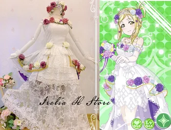 Bride Love live Sunshine Aqours Ohara Mari Wedding Dress Cosplay Costume dress female high quality custom made/size
Bride Love live Sunshine Aqours Ohara Mari Wedding Dress Cosplay Costume dress female high quality custom made/size