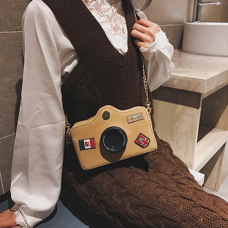 Personalized Fashion Vintage PU Camera Design Unique Shape Clutch Shoulder Bag Lady Casual Mini Messenger Bag Purse Wallet Flap
Personalized Fashion Vintage PU Camera Design Unique Shape Clutch Shoulder Bag Lady Casual Mini Messenger Bag Purse Wallet Flap