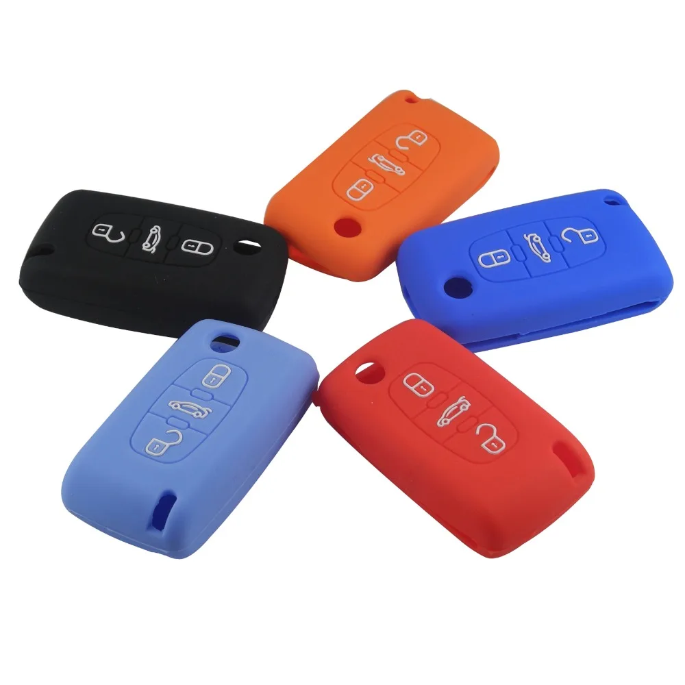 jingyuqin NewRemote 3 Buttons Silicone Case Folding Key Case Cover for Citroen C2 C3 C4 Picasso Xsara C5 C6 C8
jingyuqin NewRemote 3 Buttons Silicone Case Folding Key Case Cover for Citroen C2 C3 C4 Picasso Xsara C5 C6 C8