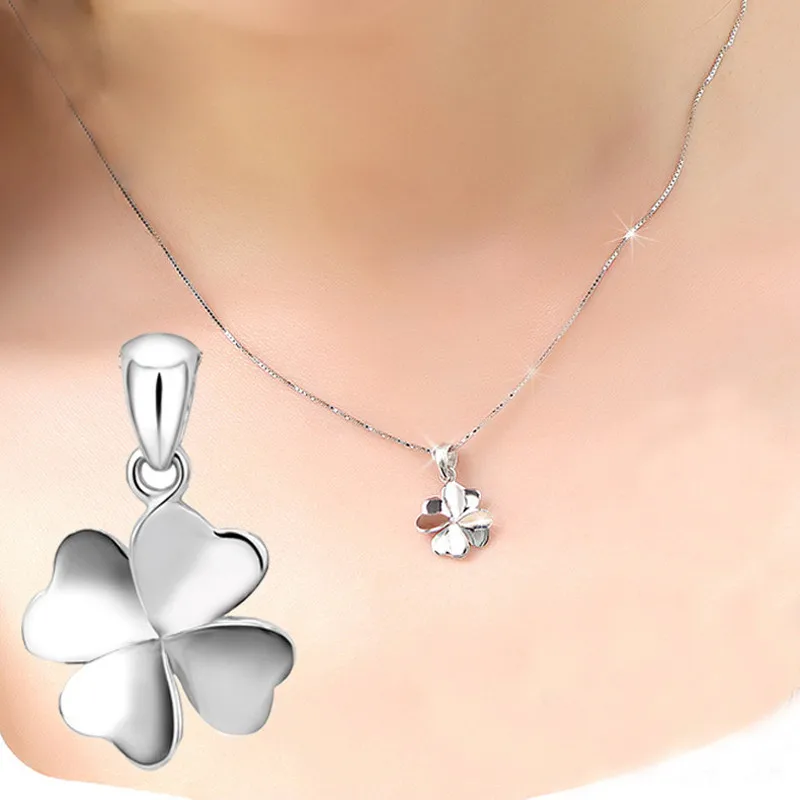 Diomedes 1PC Necklace Women's Four-Leaf Clover Of Design Of Alloy Chain Necklace Integrate Jewelry Case for Girls
Diomedes 1PC Necklace Women's Four-Leaf Clover Of Design Of Alloy Chain Necklace Integrate Jewelry Case for Girls