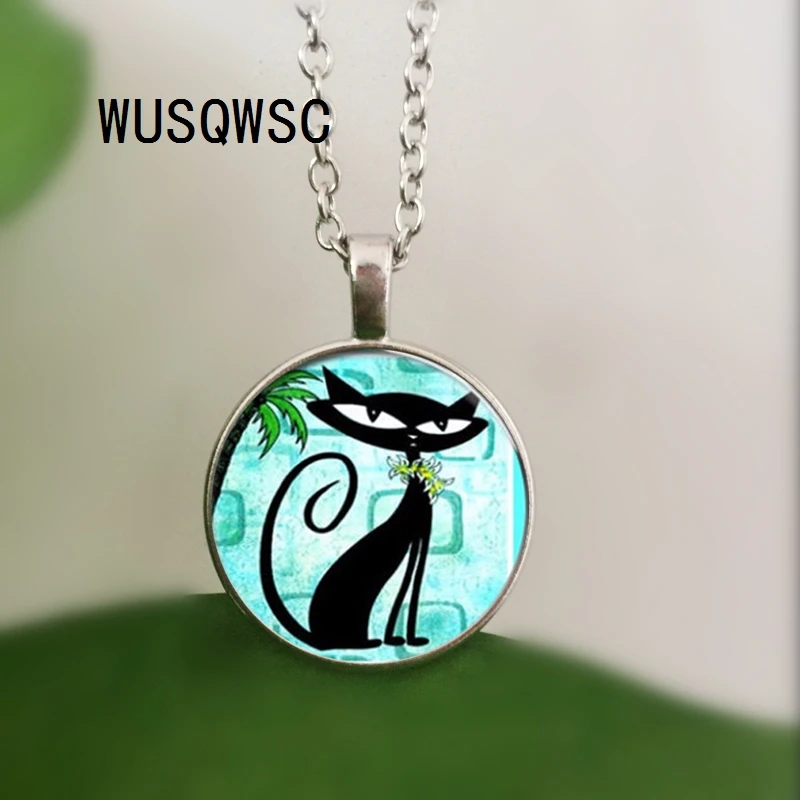 WUSQWSC 2018 New 3 color fashion black cat crystal glass pendant necklace jewelry
WUSQWSC 2018 New 3 color fashion black cat crystal glass pendant necklace jewelry