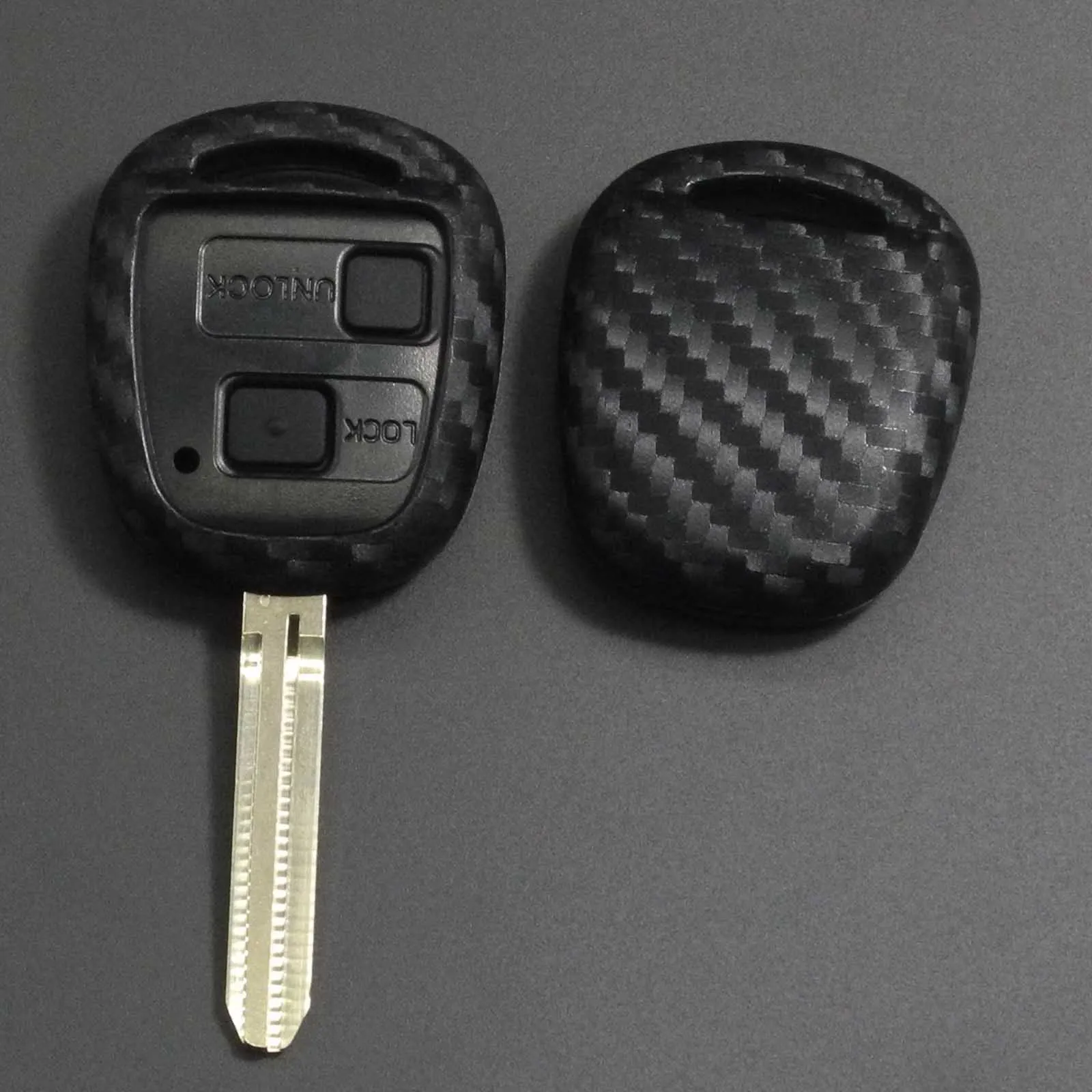 jingyuqin Carbon Fiber Silicone Car Remote Key Case Cover For TOYOTA CAMRY RAV4 Corolla PRADO YARIS Dropship Carbon Silicone
jingyuqin Carbon Fiber Silicone Car Remote Key Case Cover For TOYOTA CAMRY RAV4 Corolla PRADO YARIS Dropship Carbon Silicone