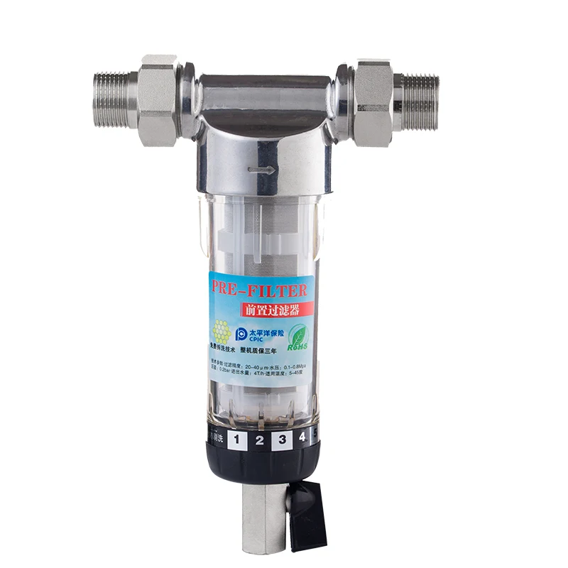 Mizuho Siphon Backwash Prefilter Water Filter First Step of Water Purifier System Brass Stainless Steel Mesh Prefiltro Wiper Hydrometer Color : 0.75 in Union Guage Mizuho Siphon Backwash Prefilter Water Filter First Step of Water Purifier System Brass Stainless Steel Mesh Prefiltro Wiper Hydrometer Color : 0.75 in Union Guage