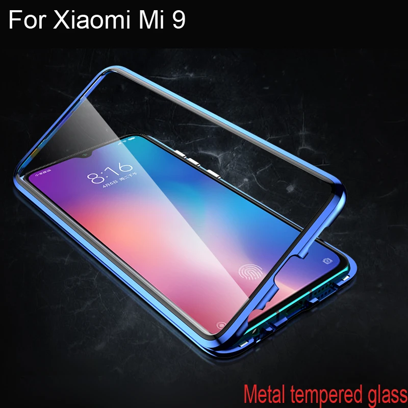 Luxury Magnetic Adsorption Case For Xiaomi Mi 9 Metal Frame Clear Tempered Glass Cover For Xiaomi Mi 9 Magnetic Flip Cases Mi9
Luxury Magnetic Adsorption Case For Xiaomi Mi 9 Metal Frame Clear Tempered Glass Cover For Xiaomi Mi 9 Magnetic Flip Cases Mi9