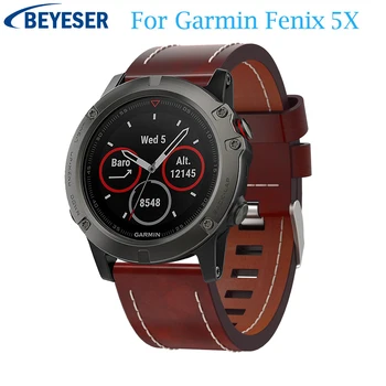 Leather watchstrap For Garmin Fenix 5X 5X Plus Watch Quick Release easy fit watchband Strap For Garmin Fenix 3 Fenix 3 HR bands
Leather watchstrap For Garmin Fenix 5X 5X Plus Watch Quick Release easy fit watchband Strap For Garmin Fenix 3 Fenix 3 HR bands