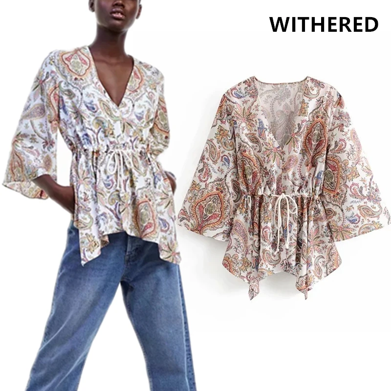 Withered blusas mujer de moda 2019 england style kimono blouse women womens tops and blouses
Withered blusas mujer de moda 2019 england style kimono blouse women womens tops and blouses