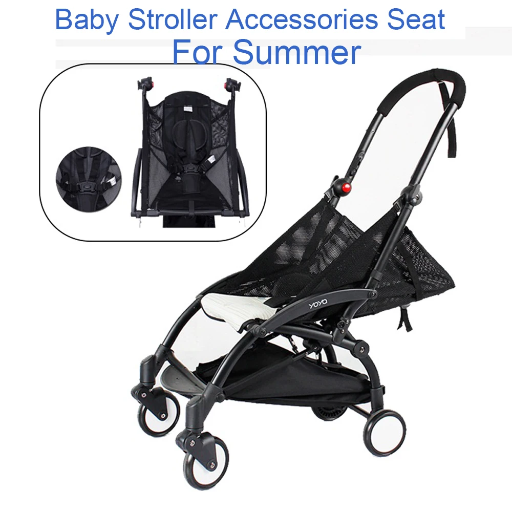 

Baby Stroller Accessories 175 degre Summer Seat Cushion For Babyzen Yoyo Yoya Babytime Baby Pram Breathable Net Fabric Cool Mat
