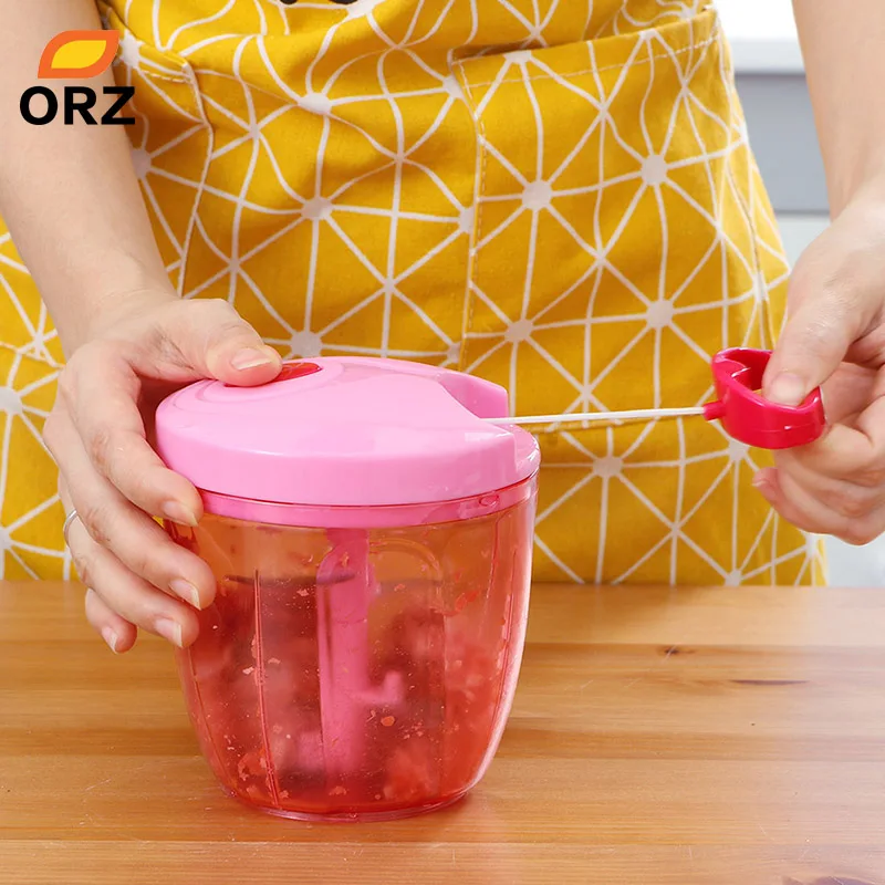 ORZ Kitchen Food Processor Handhelp Meat Grinder Fruits Vegetables Chopper Nuts Herbs Onions Cutter Salad Mincer Cooking Tools
ORZ Kitchen Food Processor Handhelp Meat Grinder Fruits Vegetables Chopper Nuts Herbs Onions Cutter Salad Mincer Cooking Tools