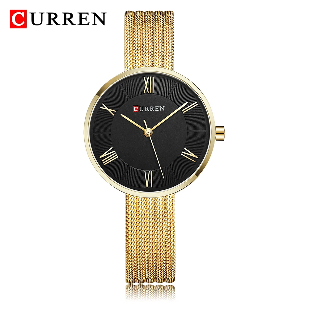 

CURREN Women Watches Luxury Analog Quartz Wristwatch Classic Silver Female Clock Ladies Fashion Casual Dress Watch Reloj Mujer