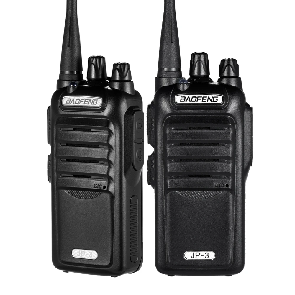2PCS BaoFeng JP-3 Walkie Talkie 16CH 5W UHF CTCSS/DCS 400-470MHz Portable CB Radio Handheld Transceiver Interphone 2-way Radio
2PCS BaoFeng JP-3 Walkie Talkie 16CH 5W UHF CTCSS/DCS 400-470MHz Portable CB Radio Handheld Transceiver Interphone 2-way Radio