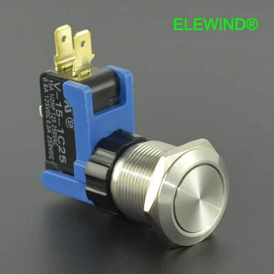 ELEWIND 19mm High life over 15A LARGE current Metal push button switch, Momentary/Latching (PM191-Q-11/S, UL approval )
ELEWIND 19mm High life over 15A LARGE current Metal push button switch, Momentary/Latching (PM191-Q-11/S, UL approval )