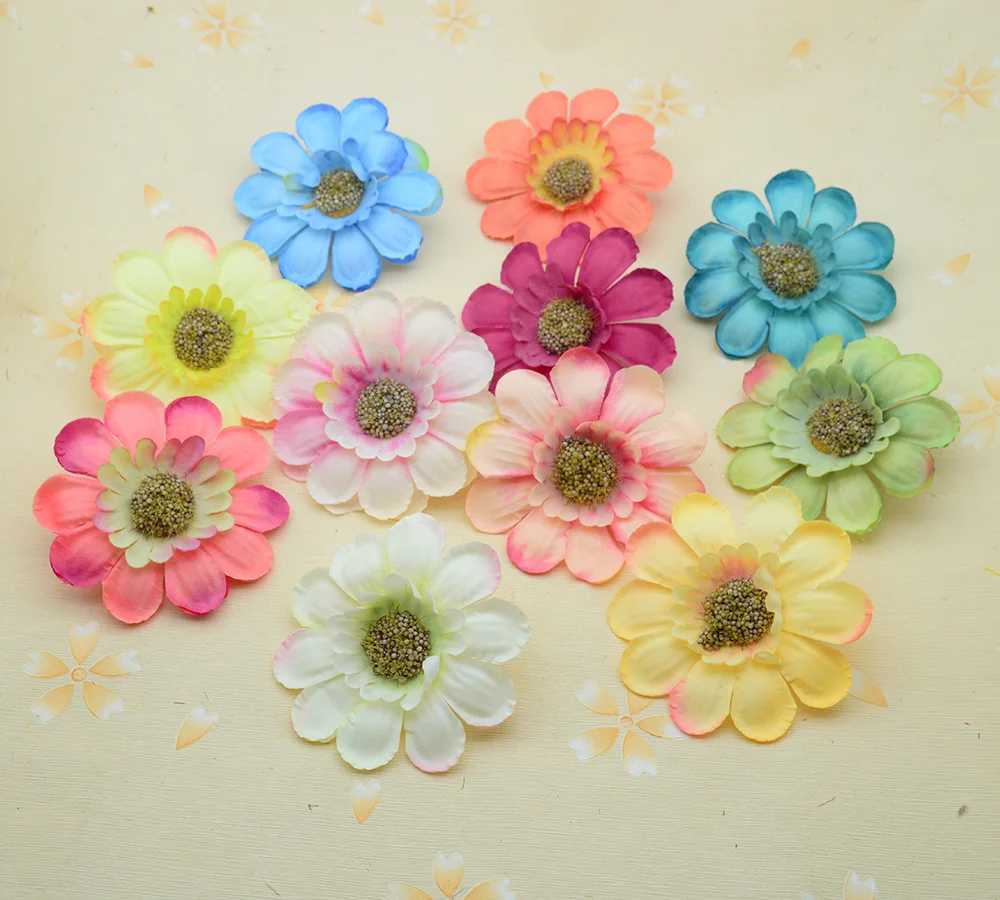 20pcs Silk gerbera for christmas home wedding decoration accessories fake stamen sunflower DIY a cap gifts artificial flowers
20pcs Silk gerbera for christmas home wedding decoration accessories fake stamen sunflower DIY a cap gifts artificial flowers